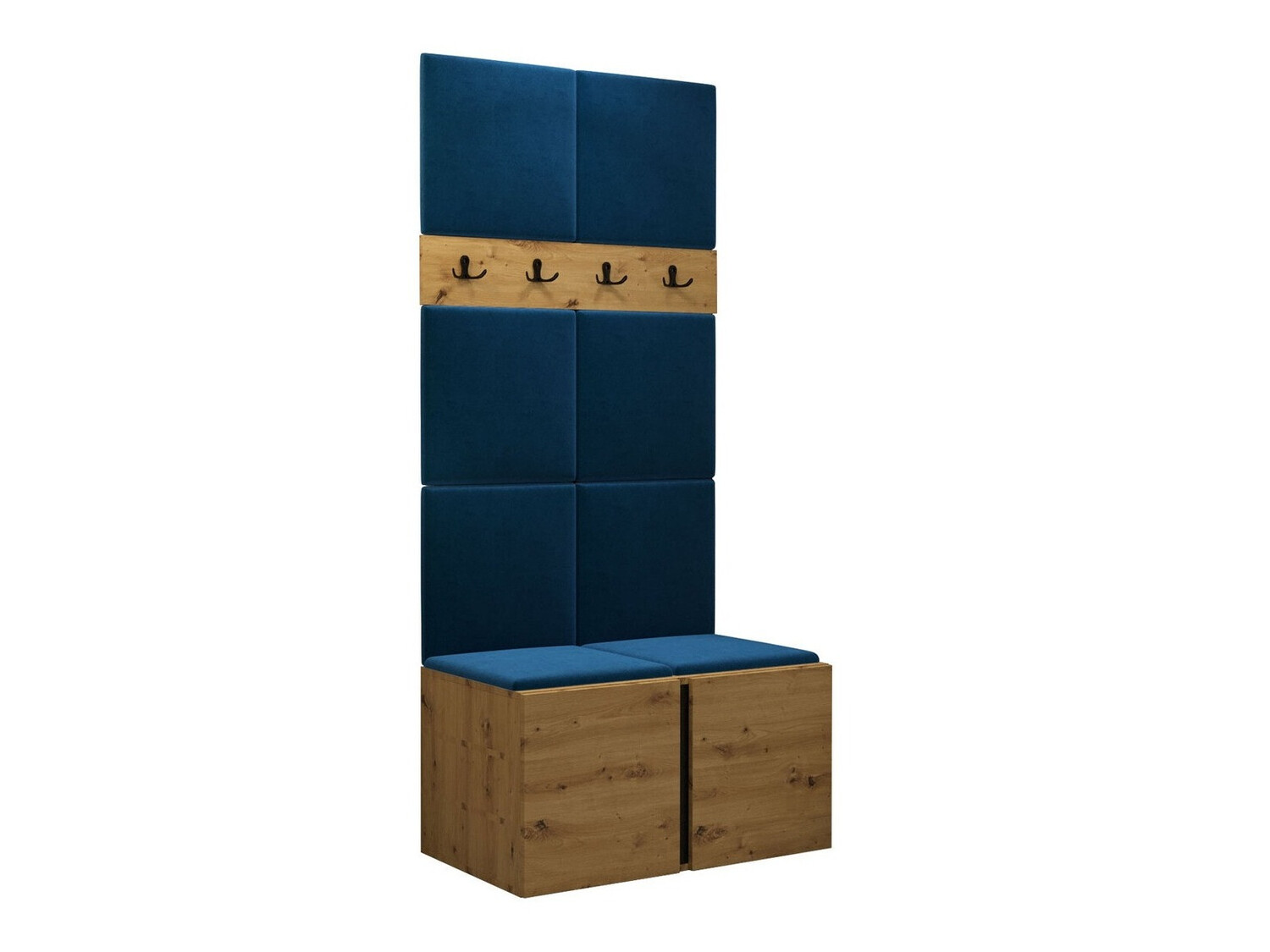 Set arredo da corridoio Pinis IV (Rovere Artisan)