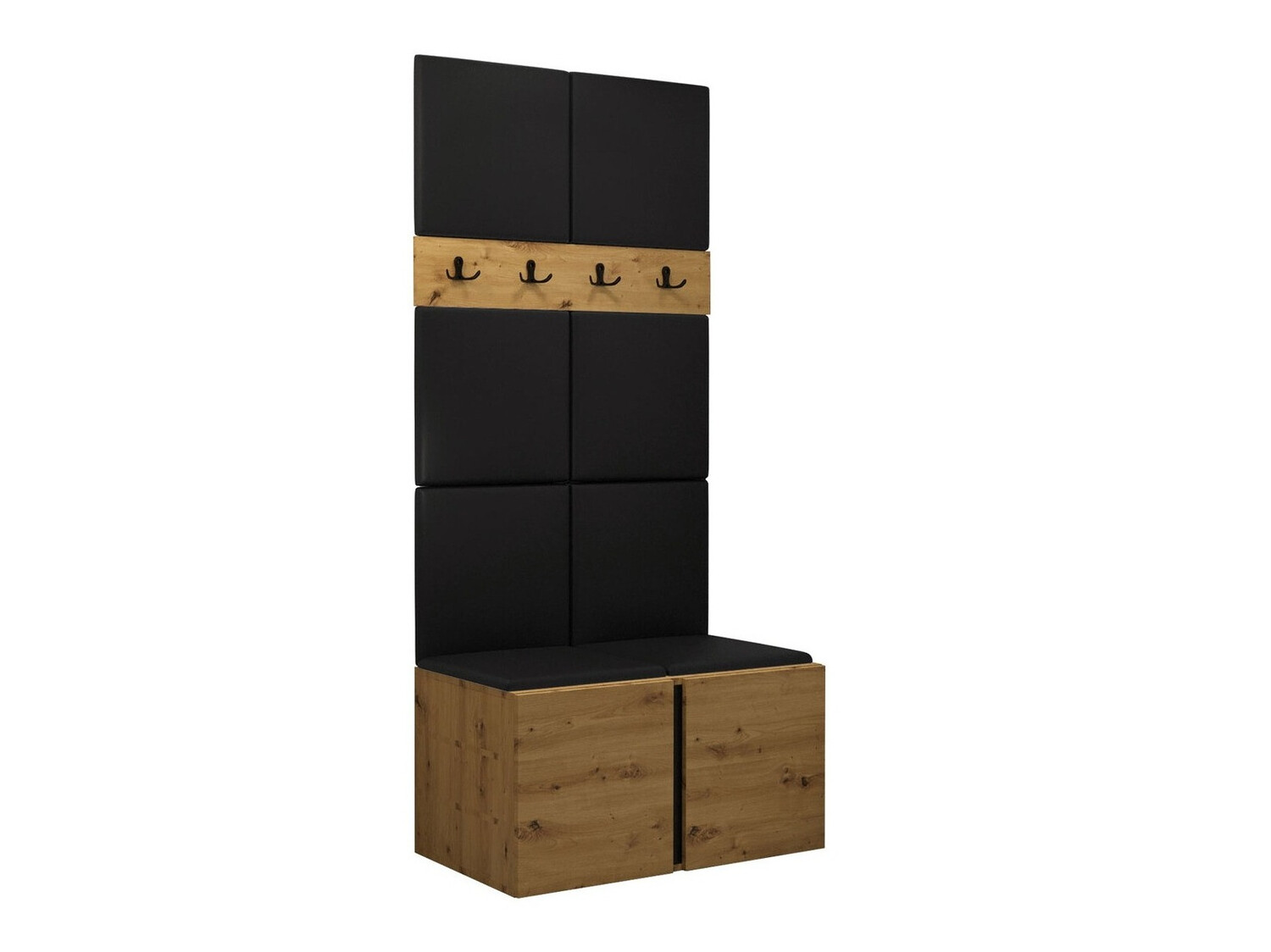 Set arredo da corridoio Pinis IV (Rovere Artisan)