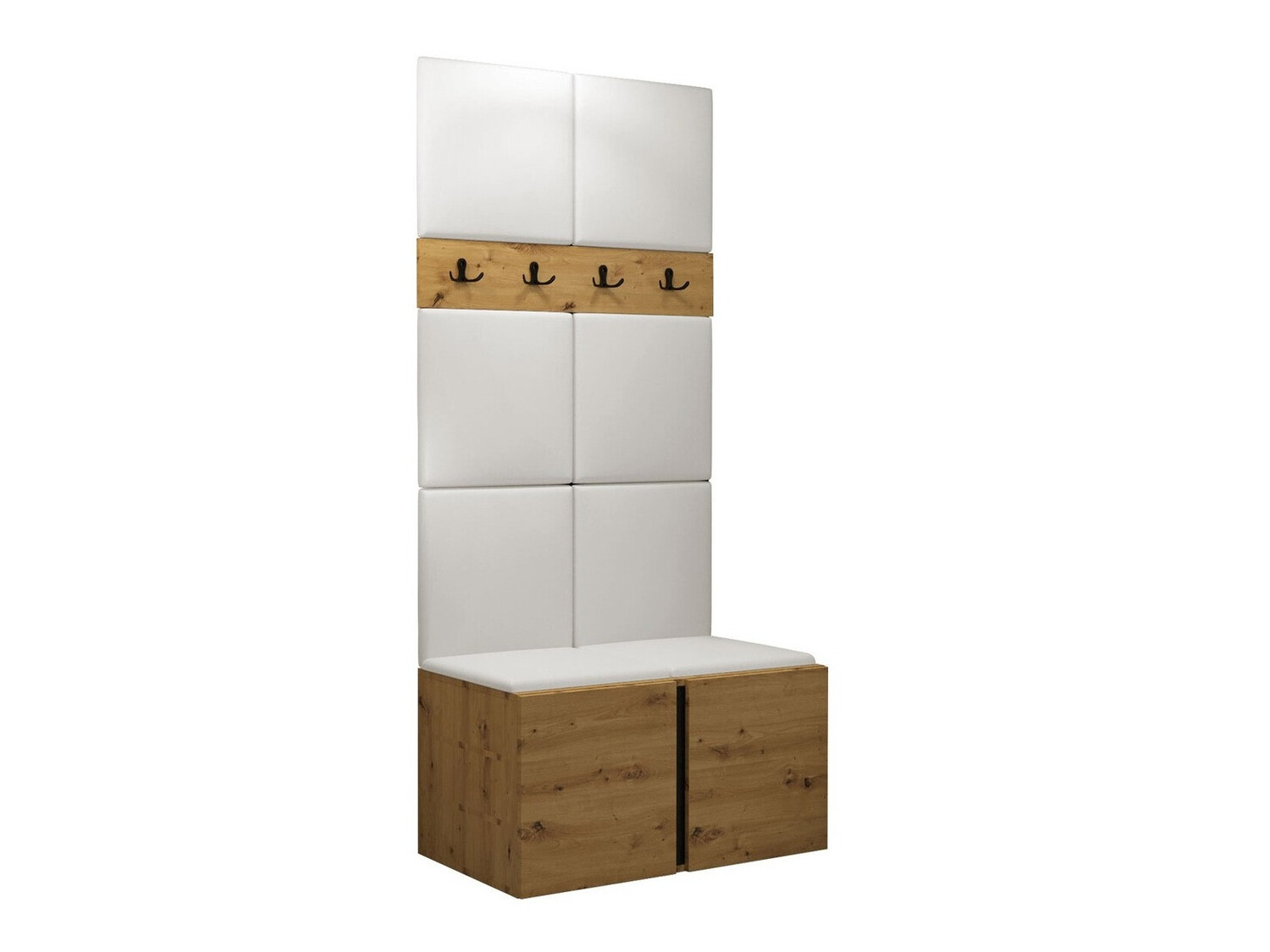 Set arredo da corridoio Pinis IV (Rovere Artisan)
