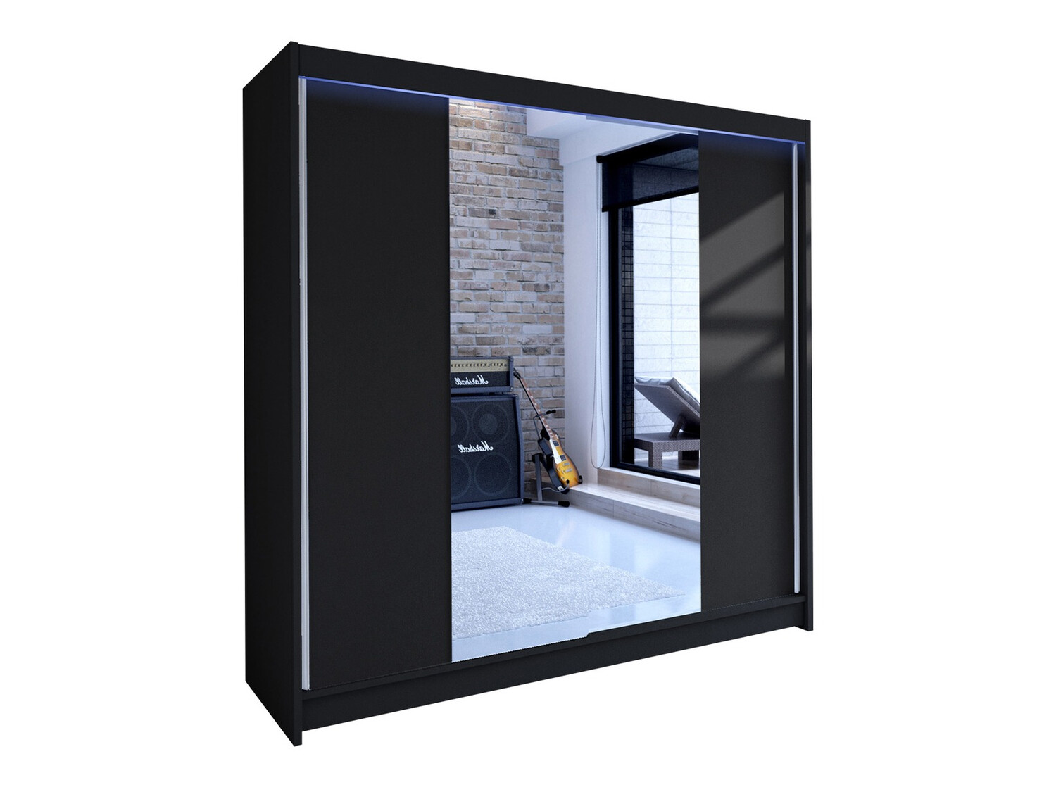 Armadio Closico Cavaris II (Nero)