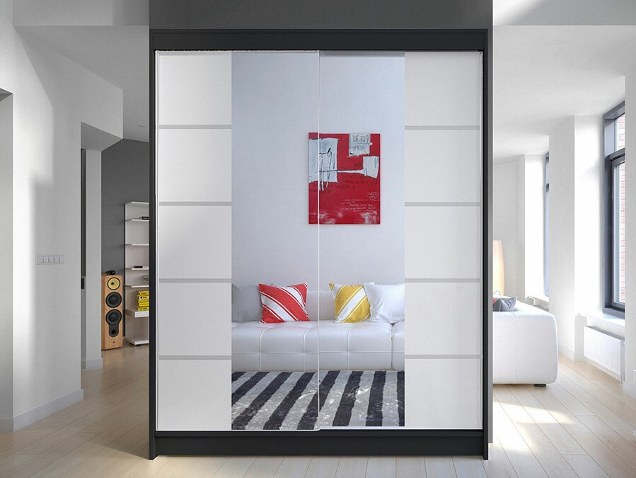 Armadio Closico Vastor V (Nero + Bianco)