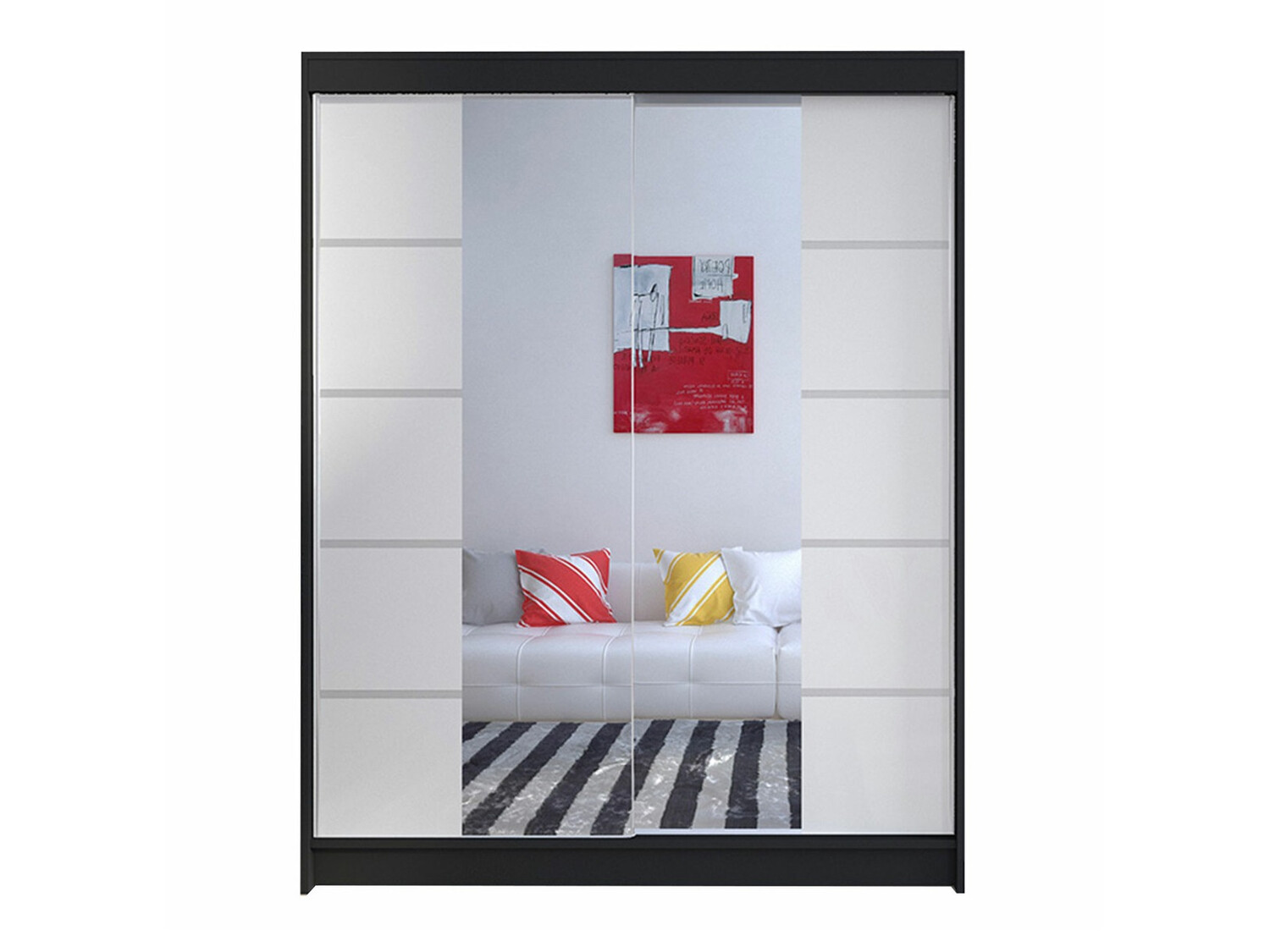 Armadio Closico Vastor V (Nero + Bianco)