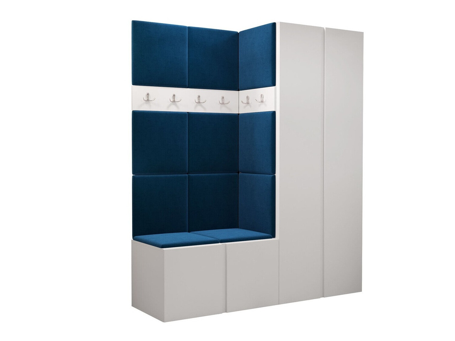 Set arredo da corridoio Pinis III (Bianco)