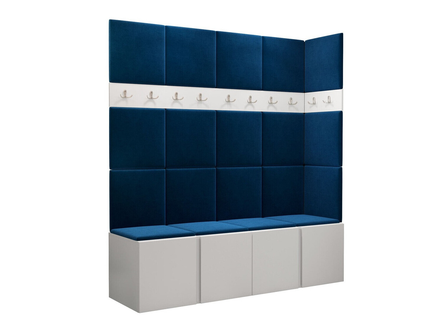 Set arredo da corridoio Pinis II (Bianco)