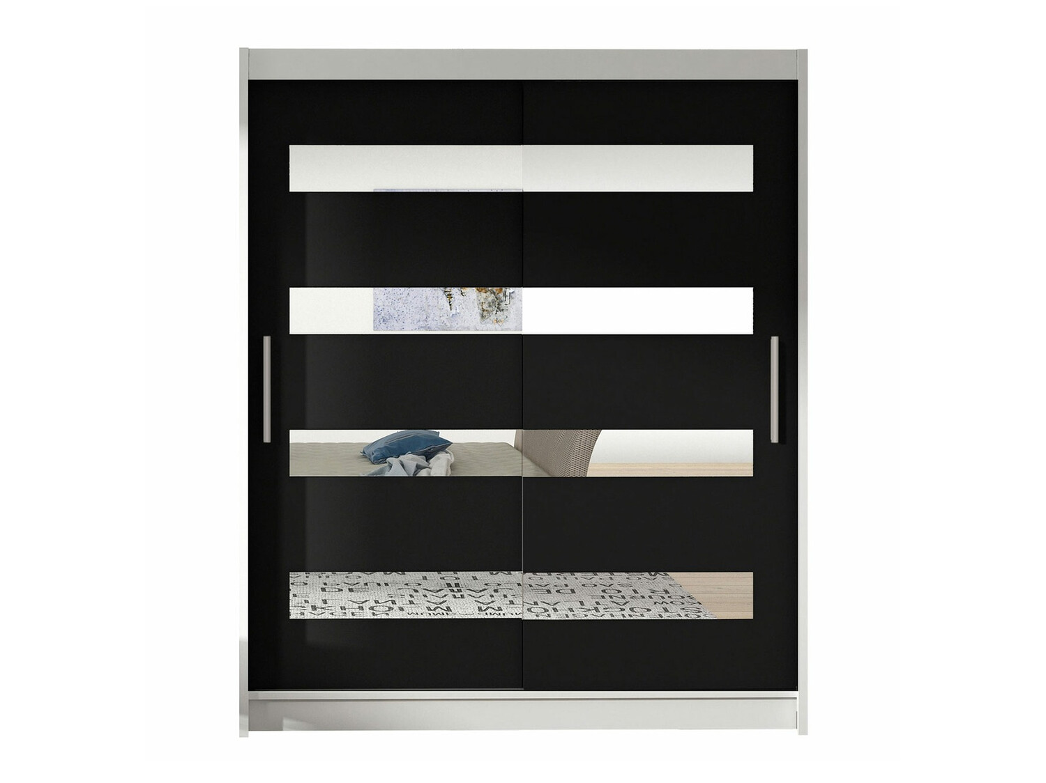 Armadio Closico Camera XIII (Bianco + Nero)