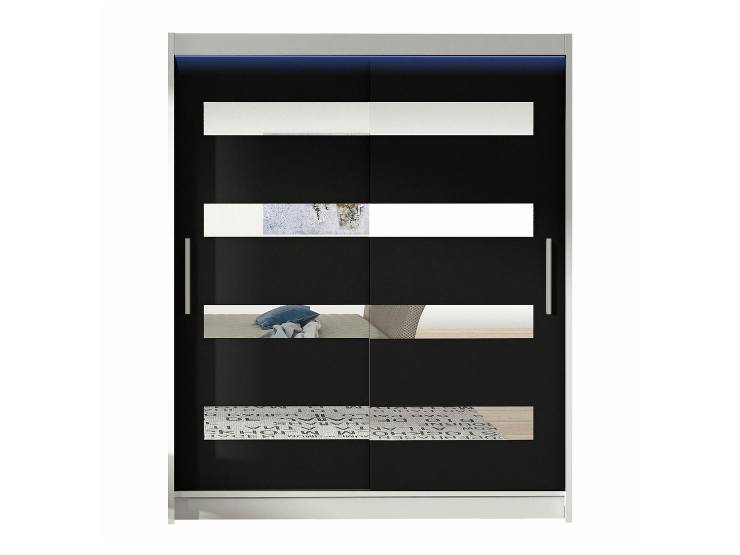 Armadio Closico Camera XIII (Bianco + Nero)