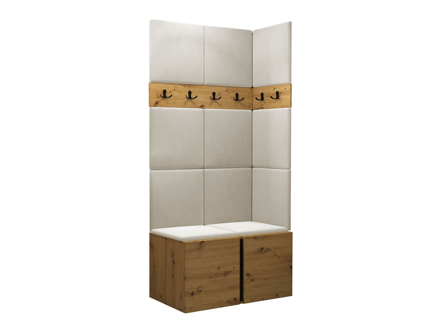 Set arredo da corridoio Pinis I (Rovere Artisan)