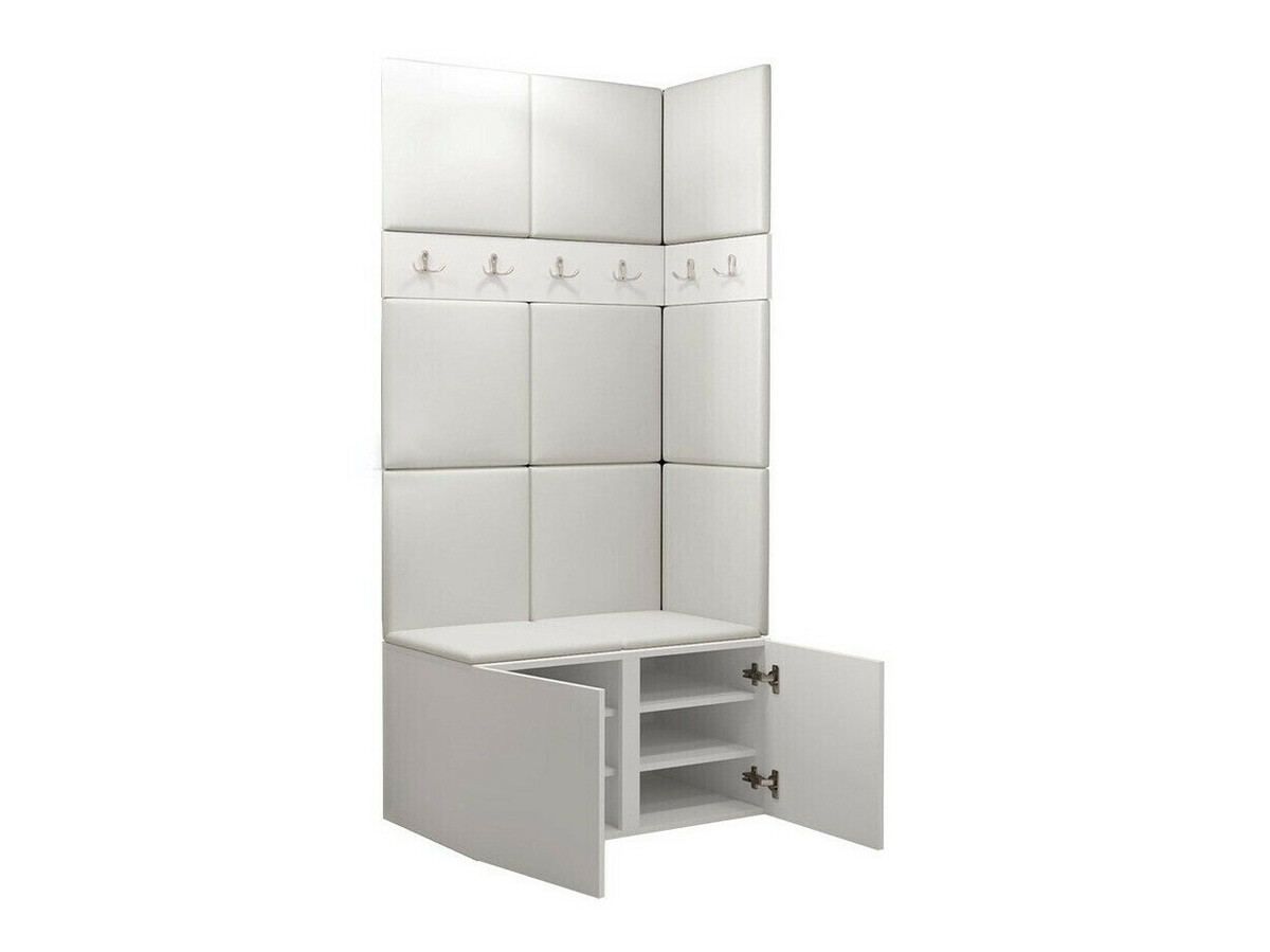 Set arredo da corridoio Pinis I (Bianco)