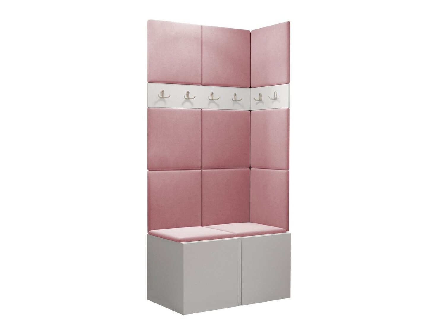 Set arredo da corridoio Pinis I (Bianco)