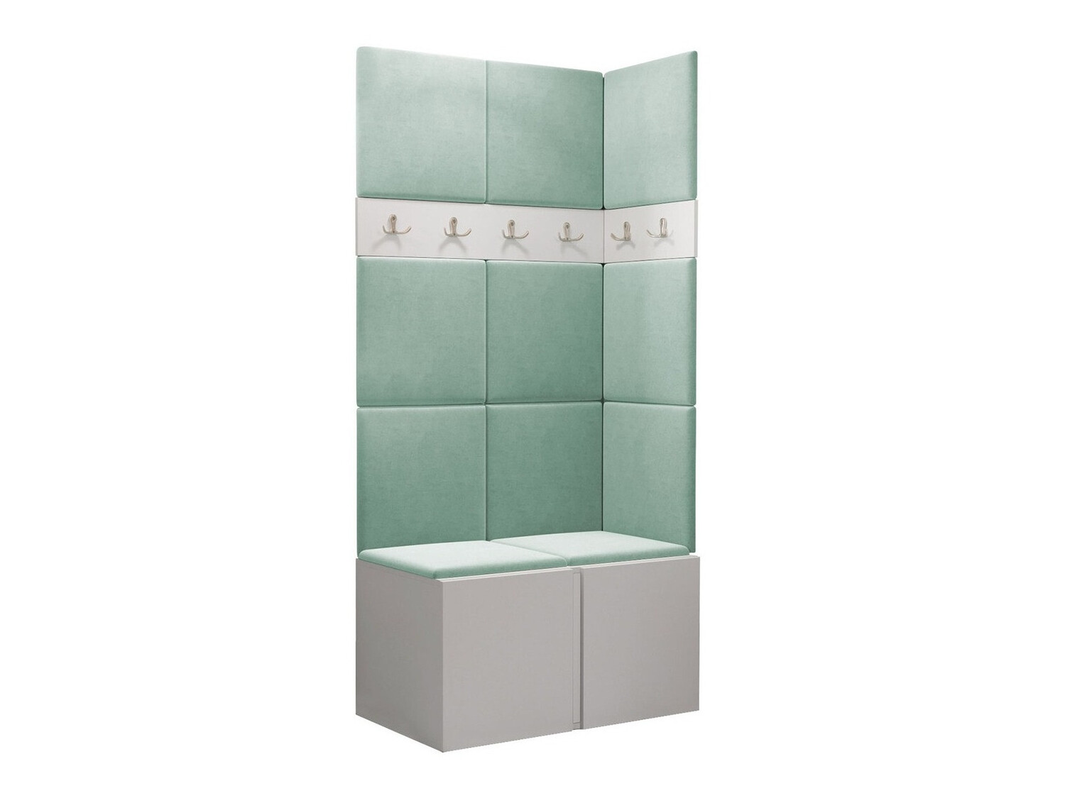 Set arredo da corridoio Pinis I (Bianco)