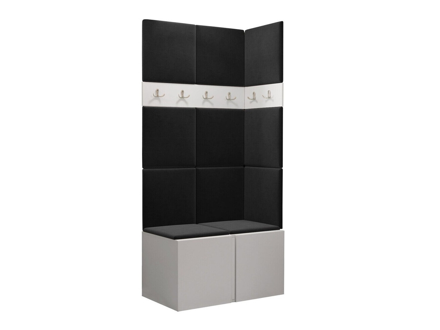 Set arredo da corridoio Pinis I (Bianco)