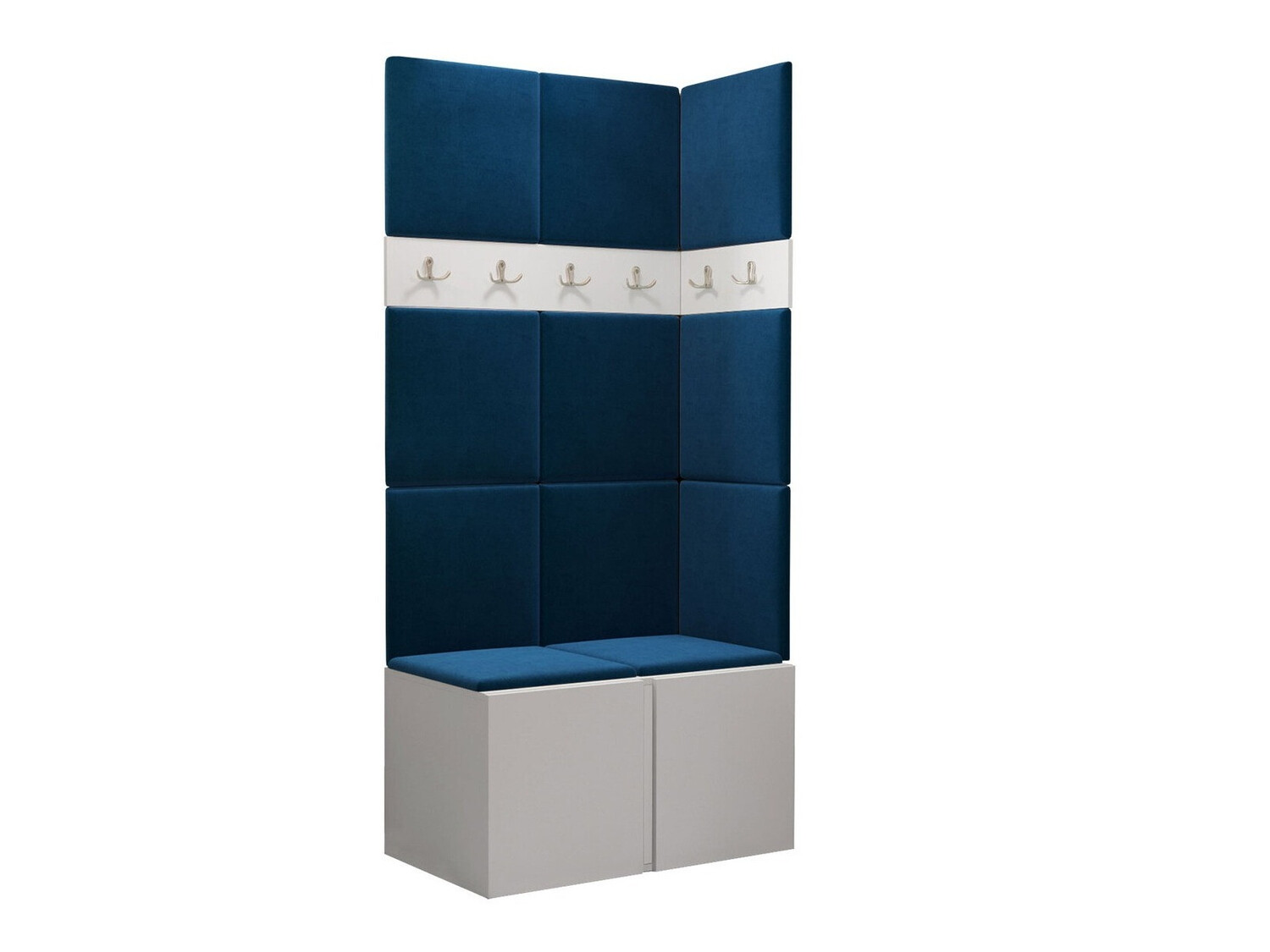 Set arredo da corridoio Pinis I (Bianco)