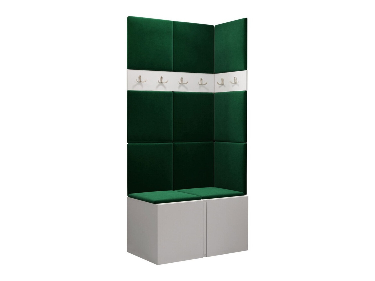 Set arredo da corridoio Pinis I (Bianco)