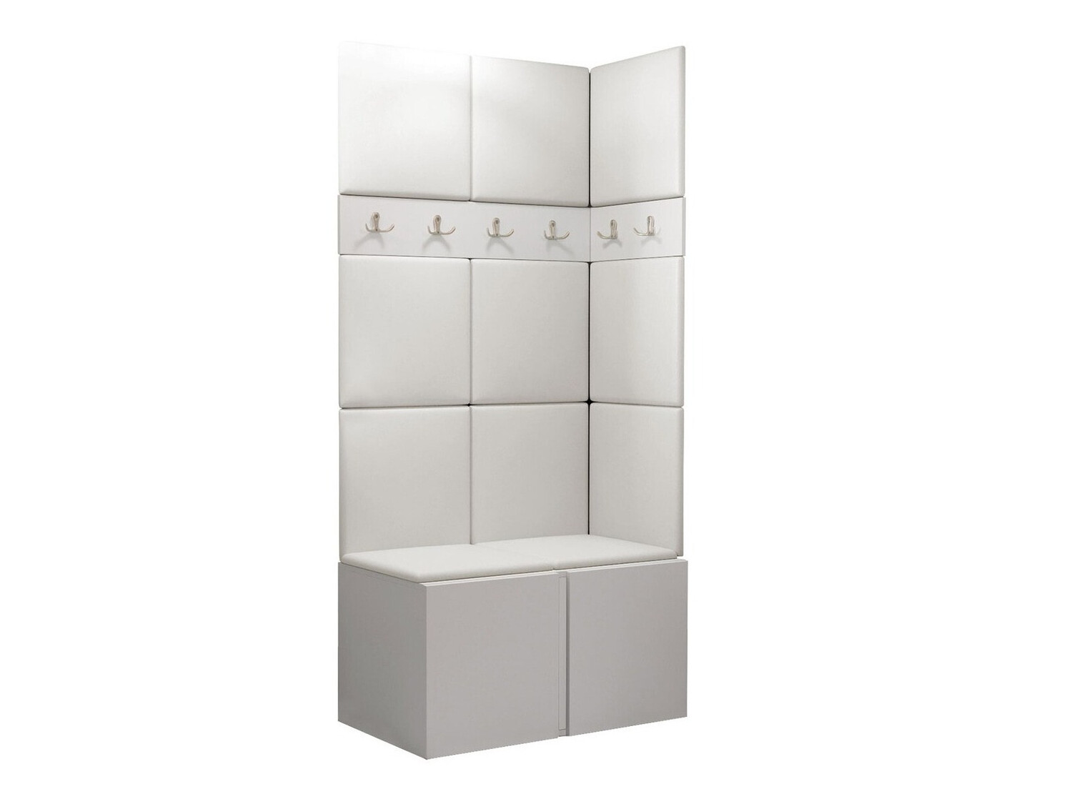Set arredo da corridoio Pinis I (Bianco)