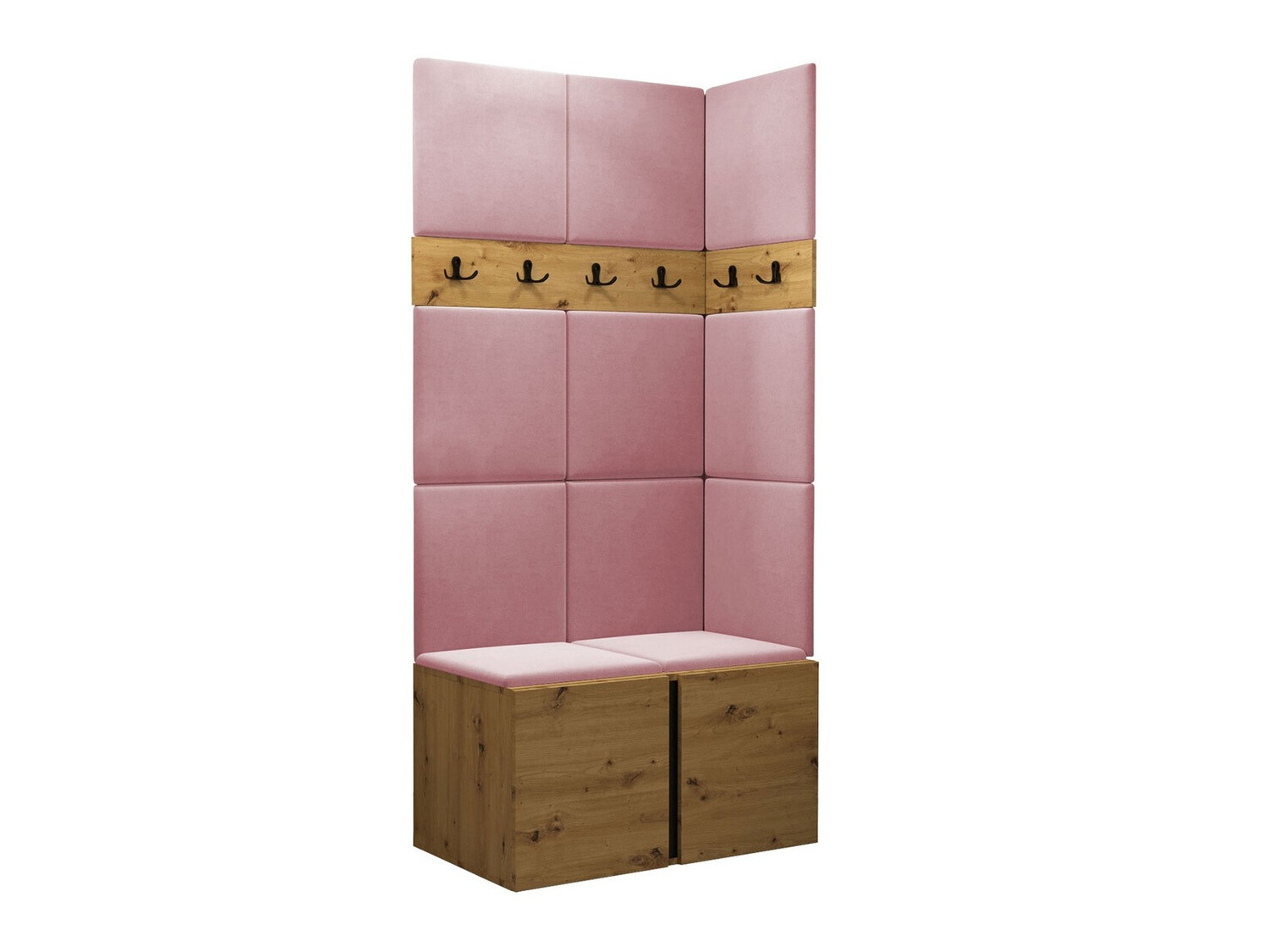 Set arredo da corridoio Pinis I (Rovere Artisan)