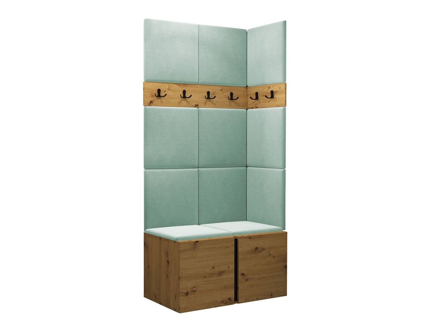Set arredo da corridoio Pinis I (Rovere Artisan)