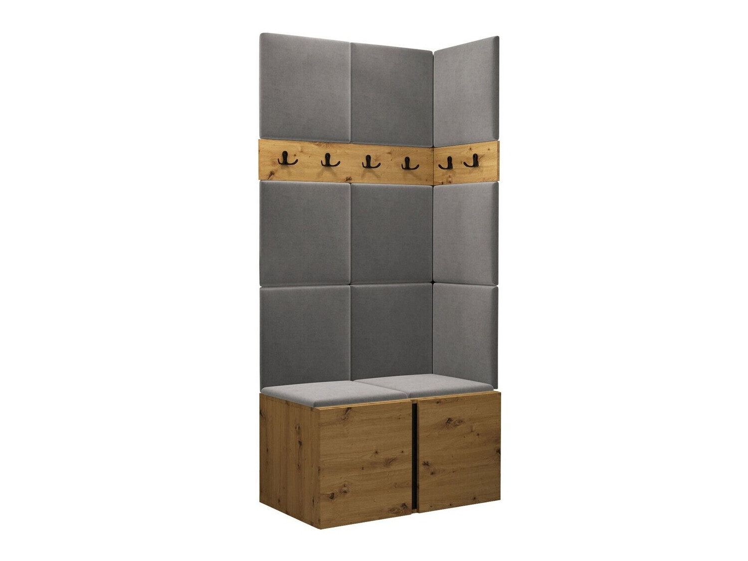 Set arredo da corridoio Pinis I (Rovere Artisan)