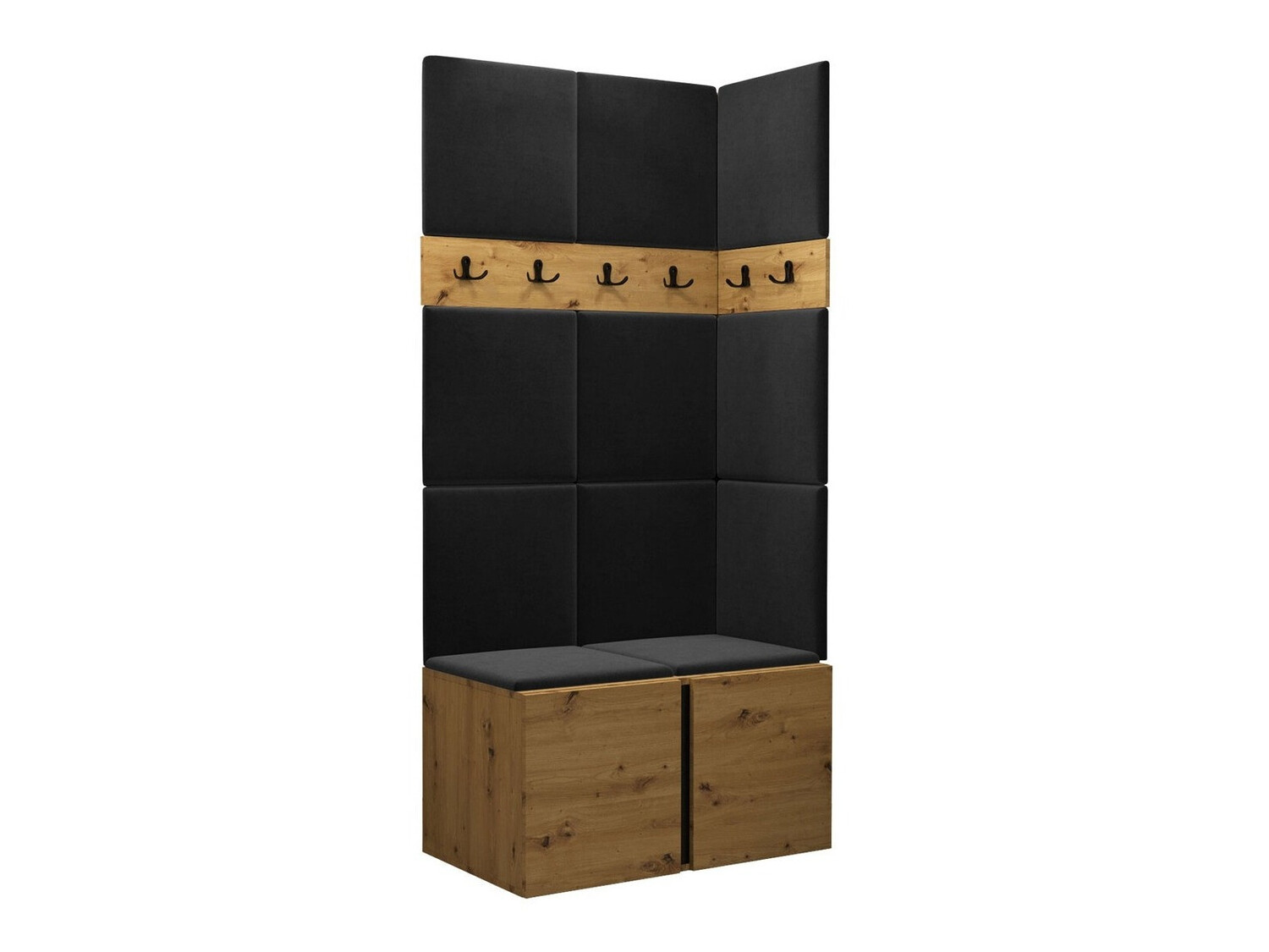 Set arredo da corridoio Pinis I (Rovere Artisan)