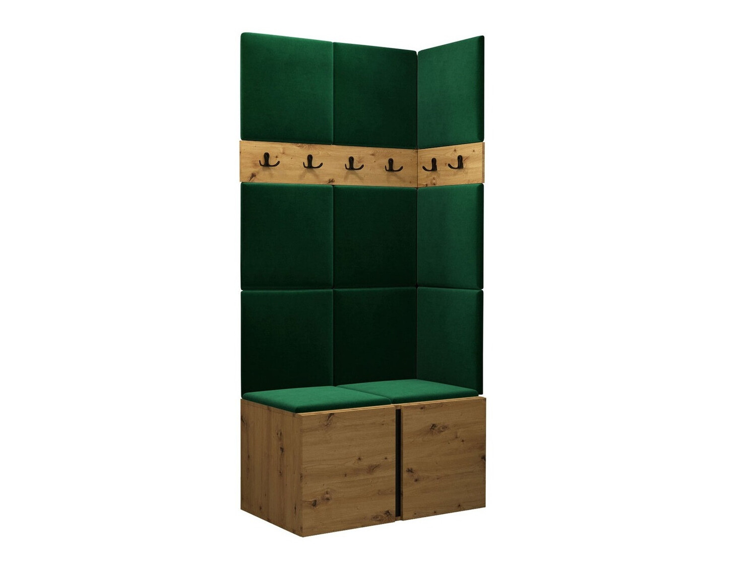 Set arredo da corridoio Pinis I (Rovere Artisan)