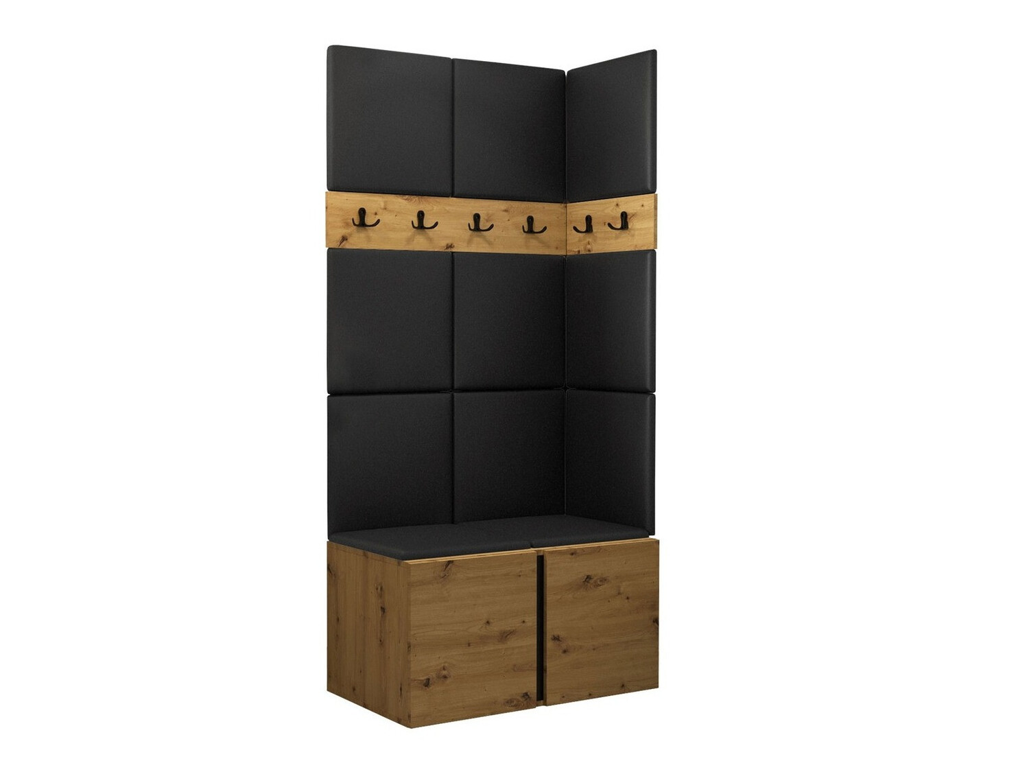Set arredo da corridoio Pinis I (Rovere Artisan)