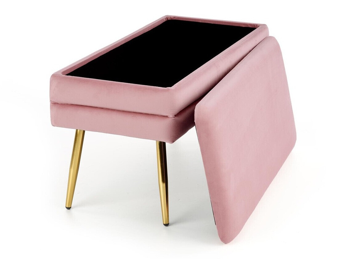 Panca imbottita Houston 1255 (Fucsia + D'oro)