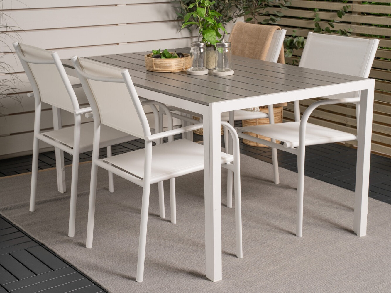 Tavolo e sedie set Dallas 2206