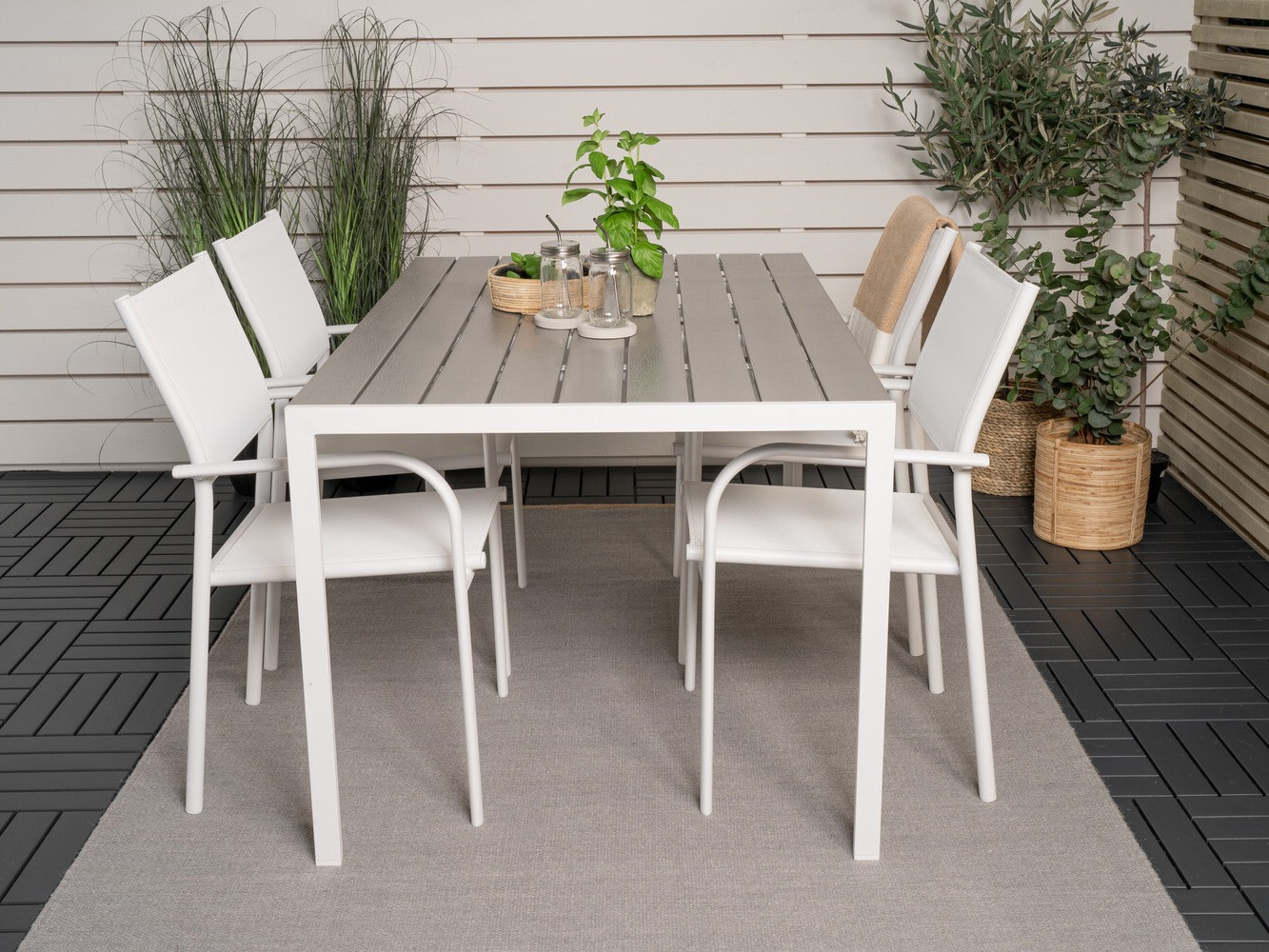 Tavolo e sedie set Dallas 2206