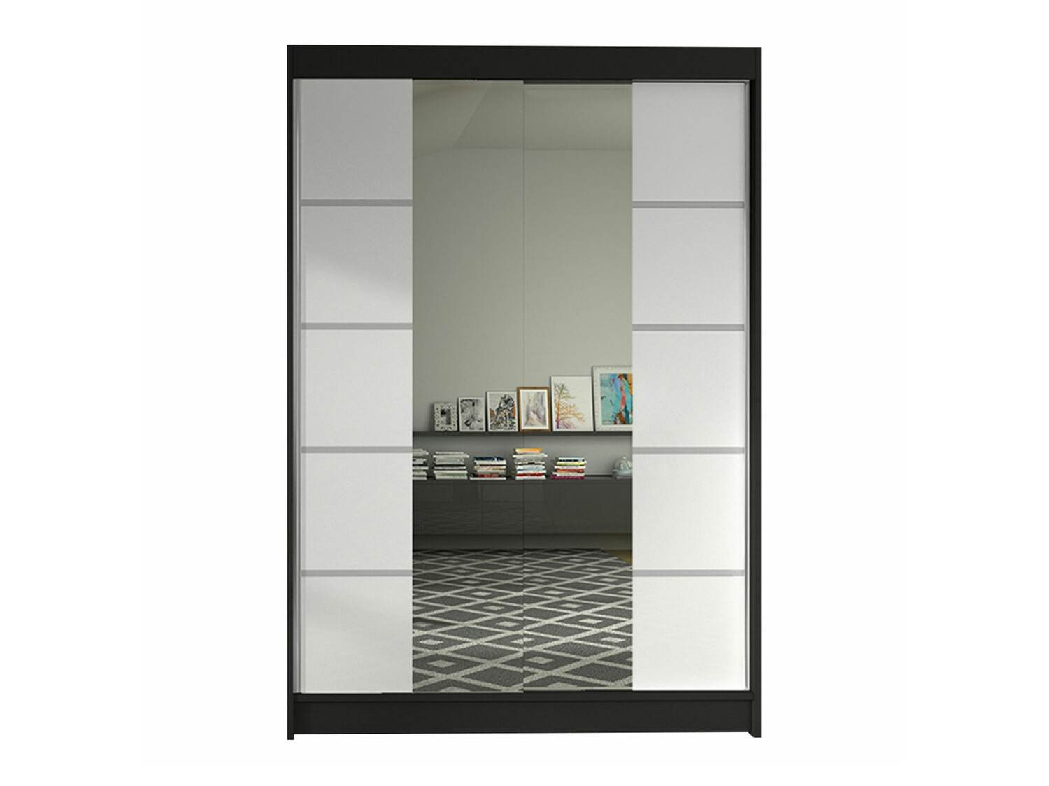 Armadio Closico Salvor V (Nero + Bianco)