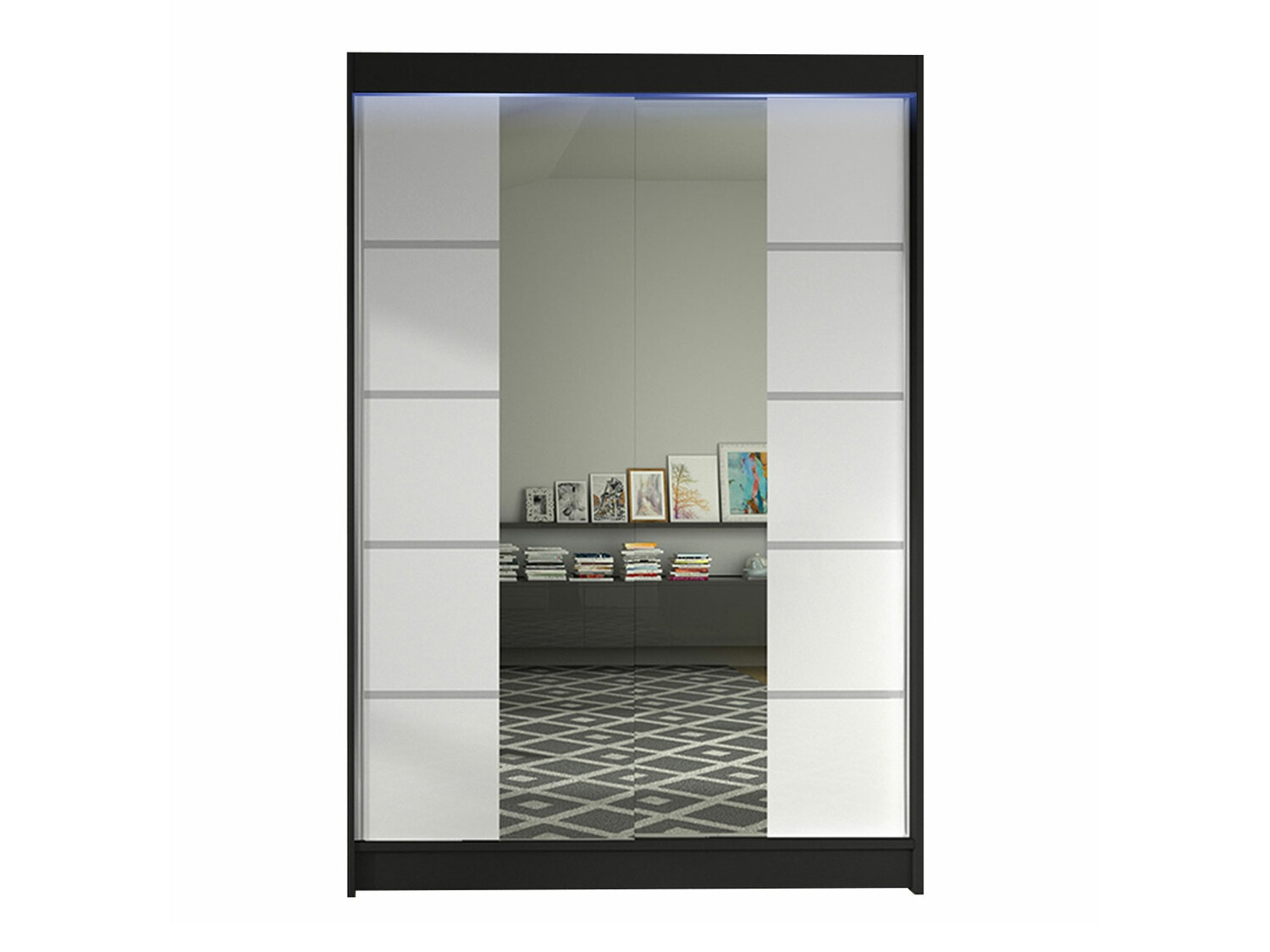 Armadio Closico Salvor V (Nero + Bianco)