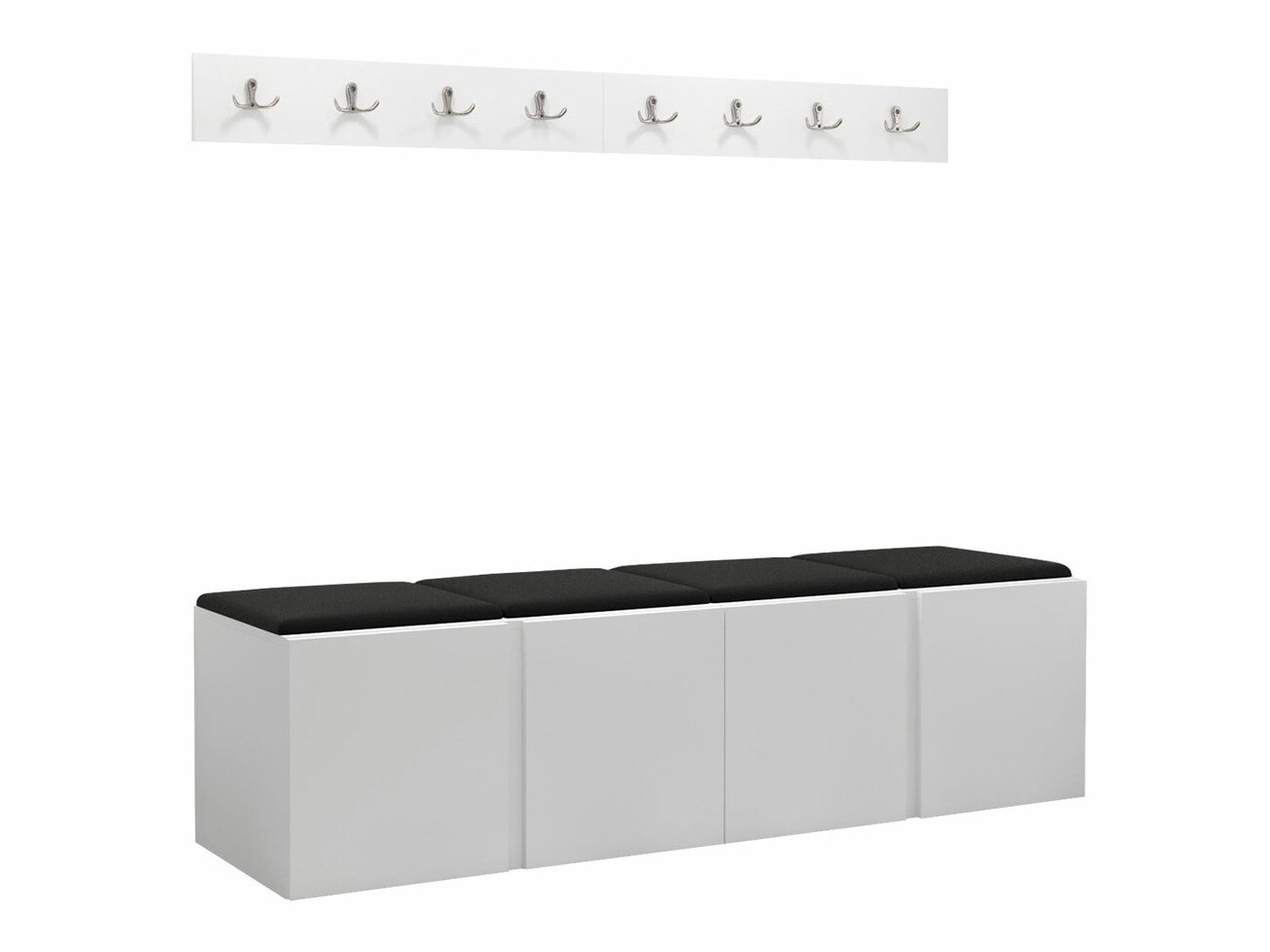 Set arredo da corridoio Pinis VII (Eco pelle Soft 011)