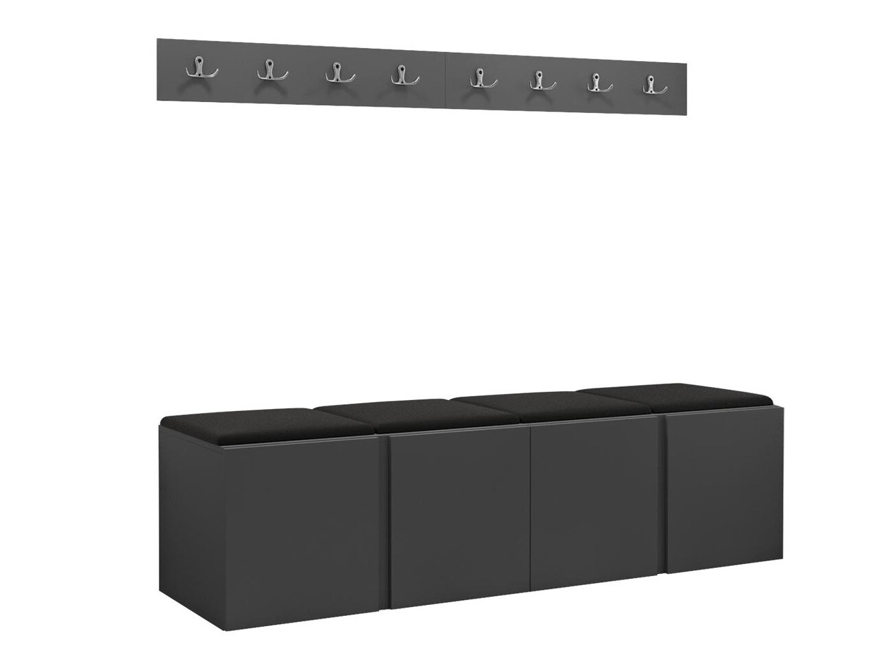 Set arredo da corridoio Pinis VII (Eco pelle Soft 011)