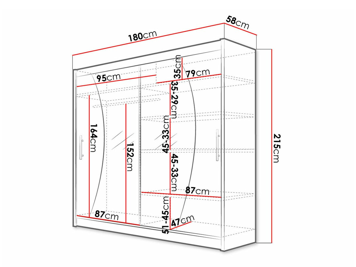 Armadio Closico Pallor IX (Nero)