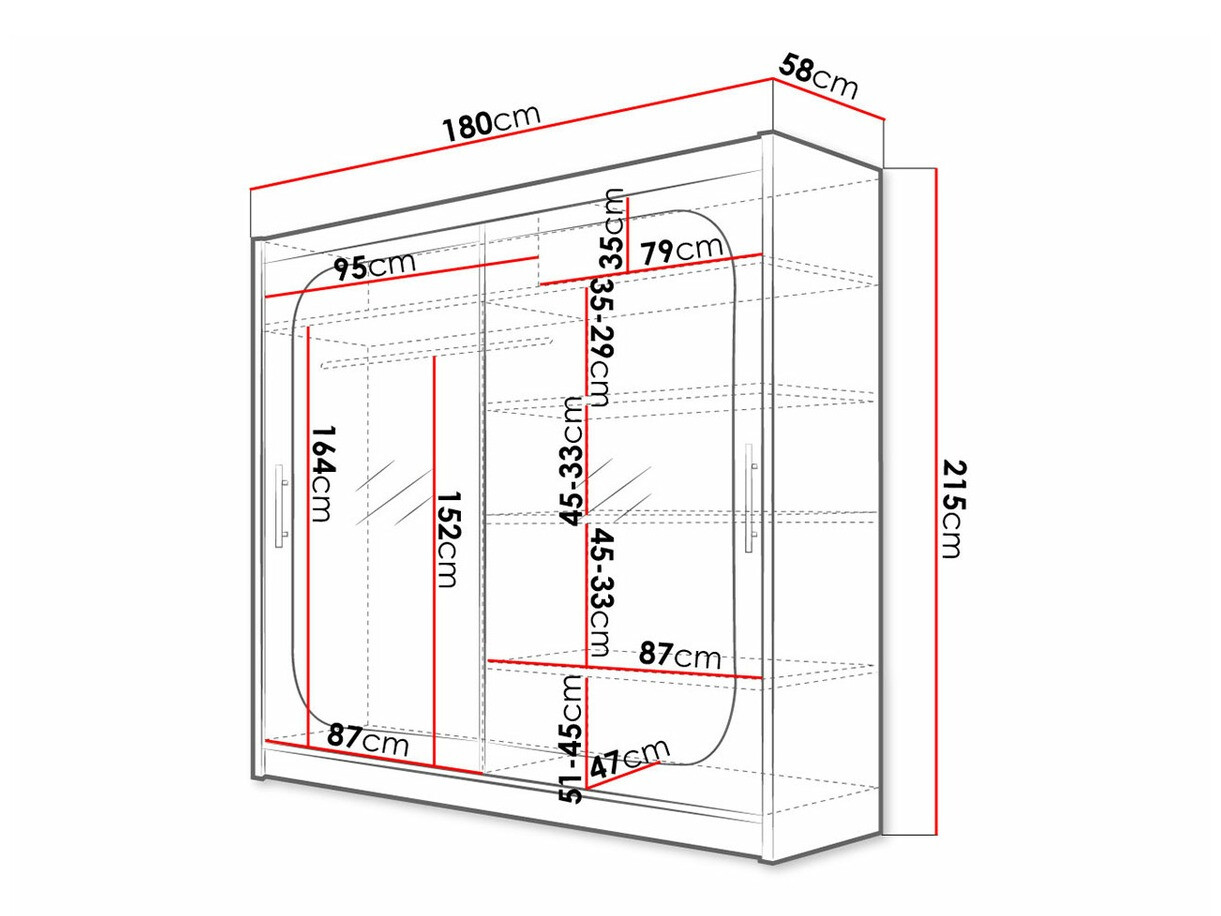 Armadio Closico Pallor VIII (Bianco)