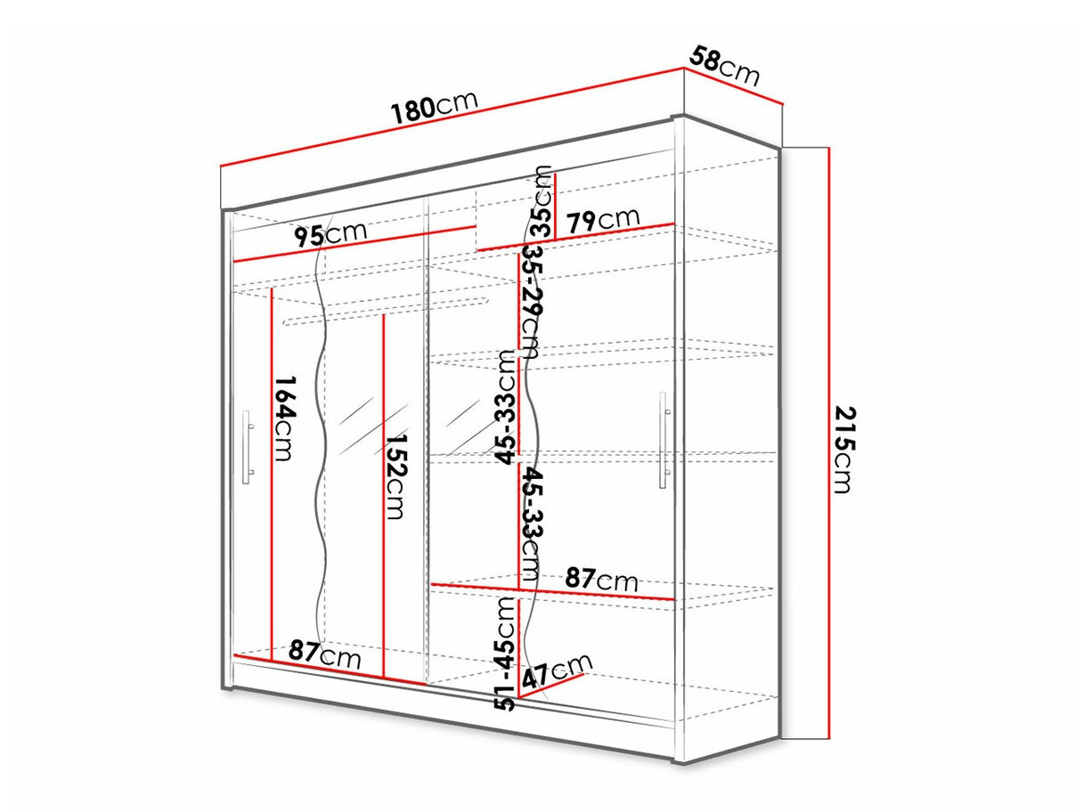 Armadio Closico Pallor X (Nero)