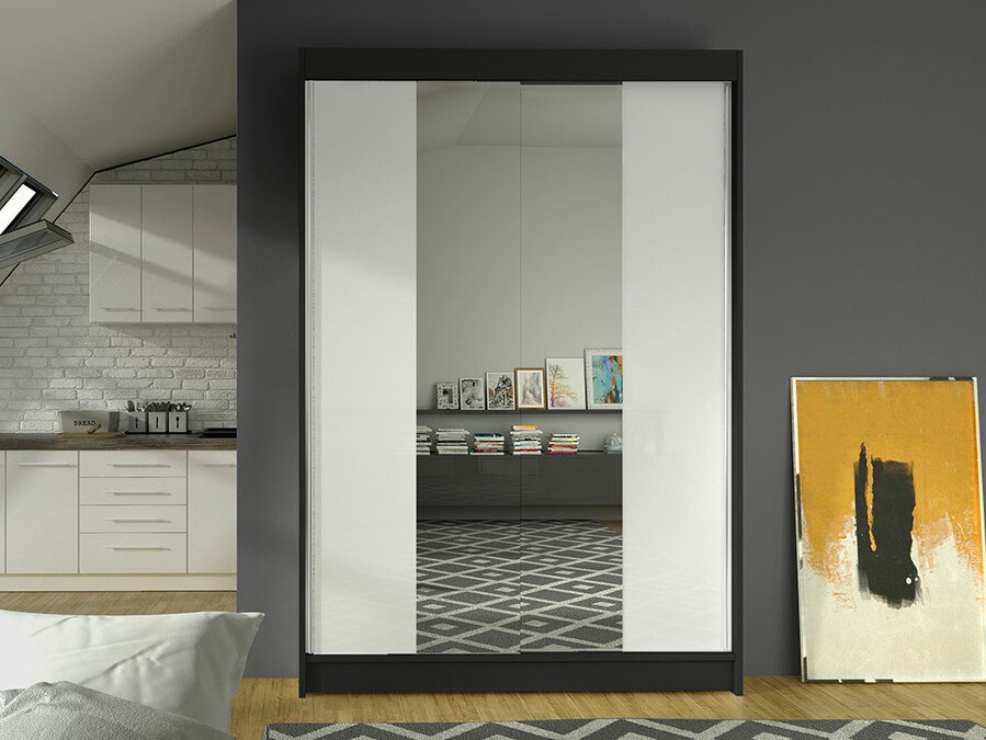 Armadio Closico Salvor II (Nero + Bianco)
