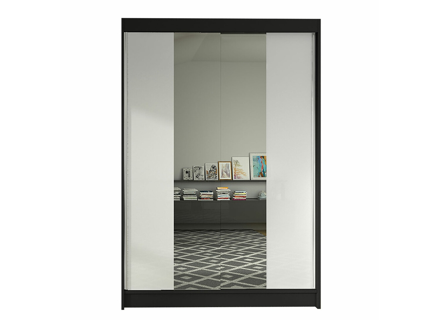 Armadio Closico Salvor II (Nero + Bianco)