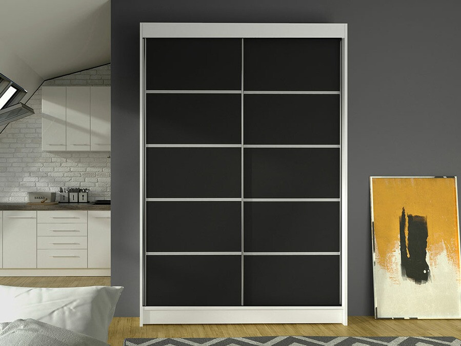 Armadio Closico Salvor IV (Bianco + Nero)