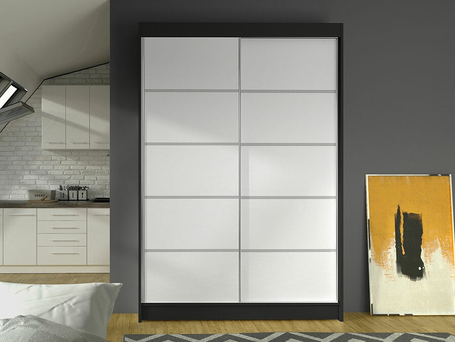 Armadio Closico Salvor IV (Nero + Bianco)