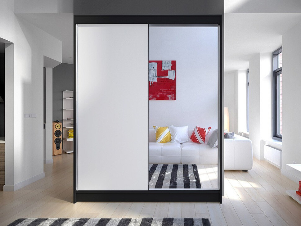 Armadio Closico Vastor I (Nero + Bianco)