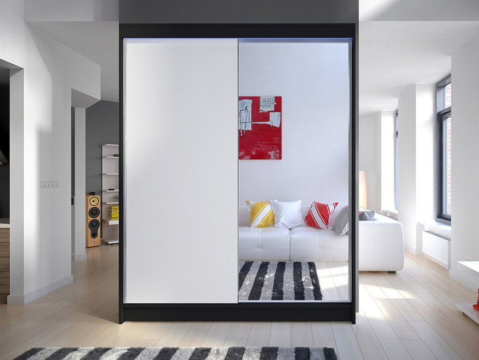 Armadio Closico Vastor I (Nero + Bianco)