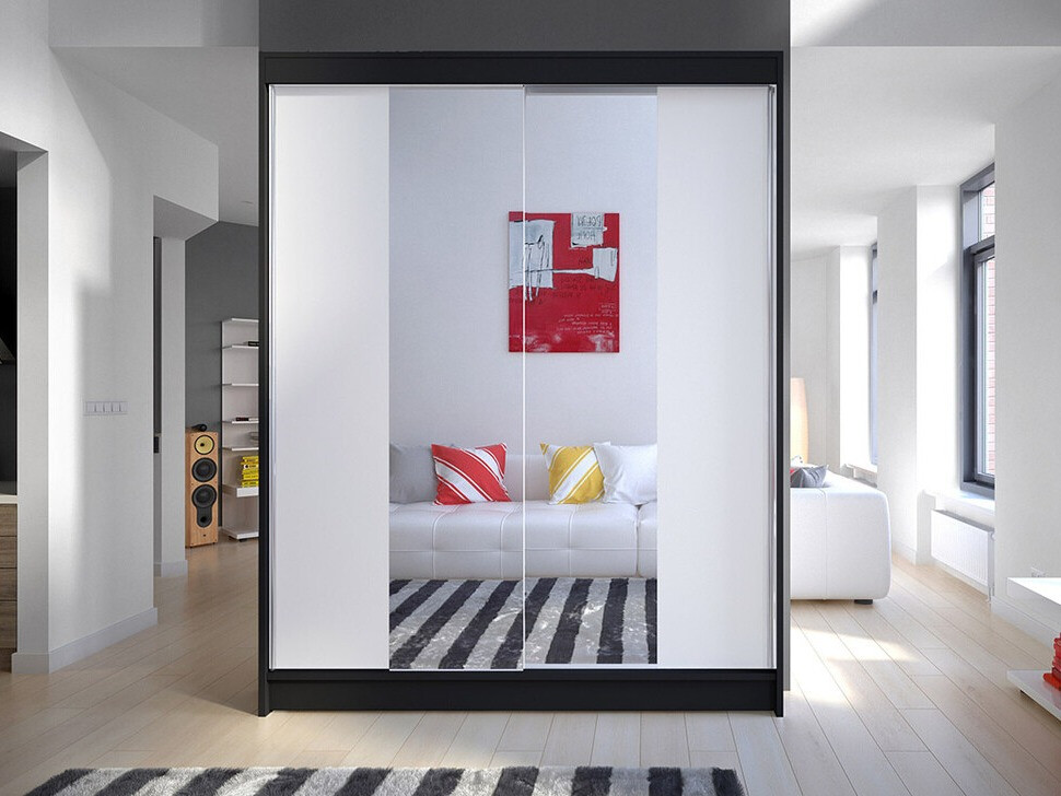 Armadio Closico Vastor II (Nero + Bianco)