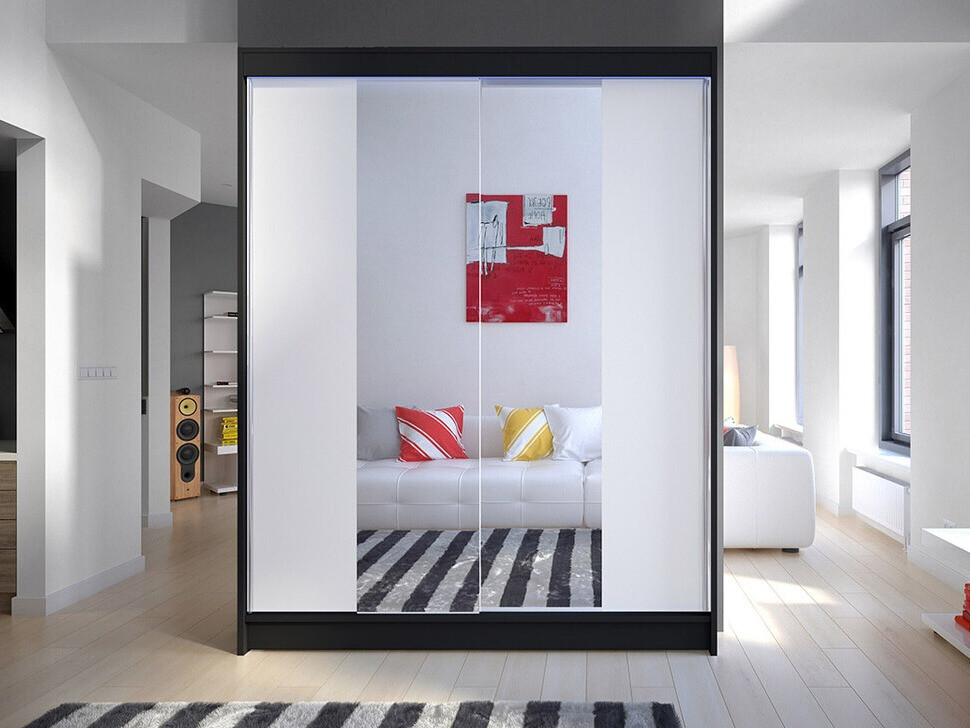 Armadio Closico Vastor II (Nero + Bianco)