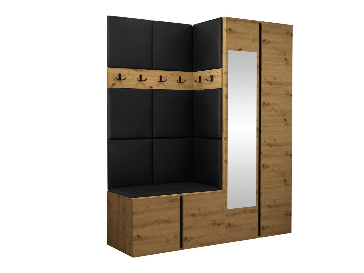 Set arredo da corridoio Pinis X (Eco pelle Soft 011)