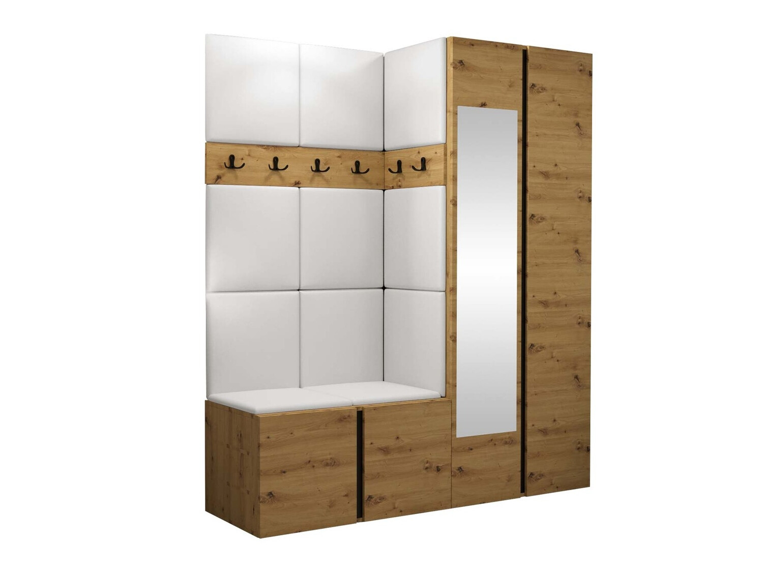 Set arredo da corridoio Pinis X (Eco pelle Soft 017)