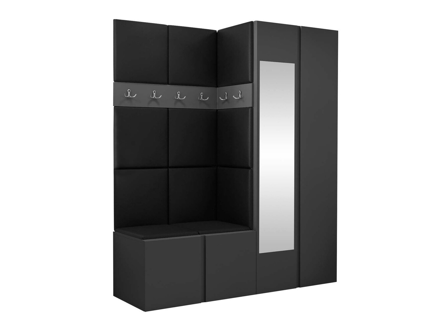 Set arredo da corridoio Pinis X (Eco pelle Soft 011)