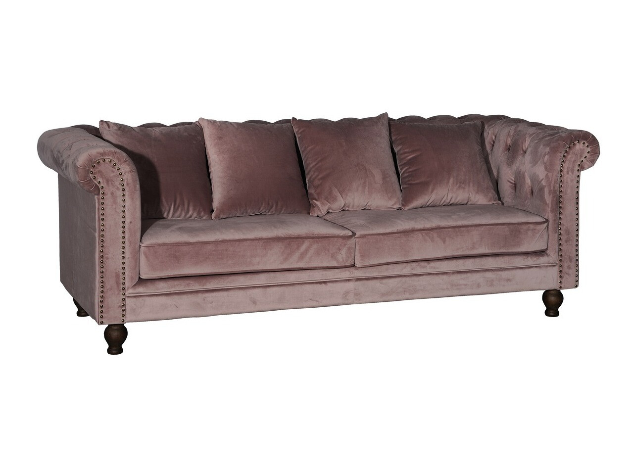 Divano chesterfield Dallas 255 (Rosa Dusty)