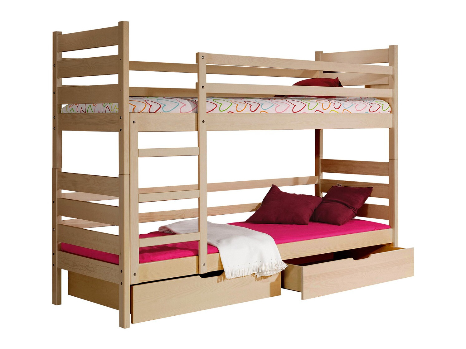 Letto a castello Ogden 100 (Pino)