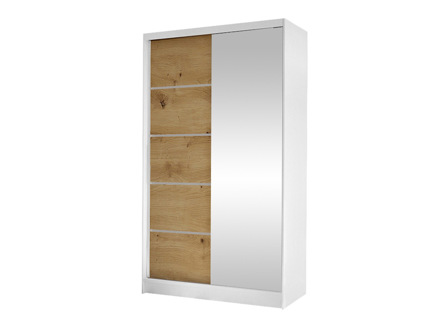 Armadio Closico Fractor III (Bianco + Rovere Artisan)