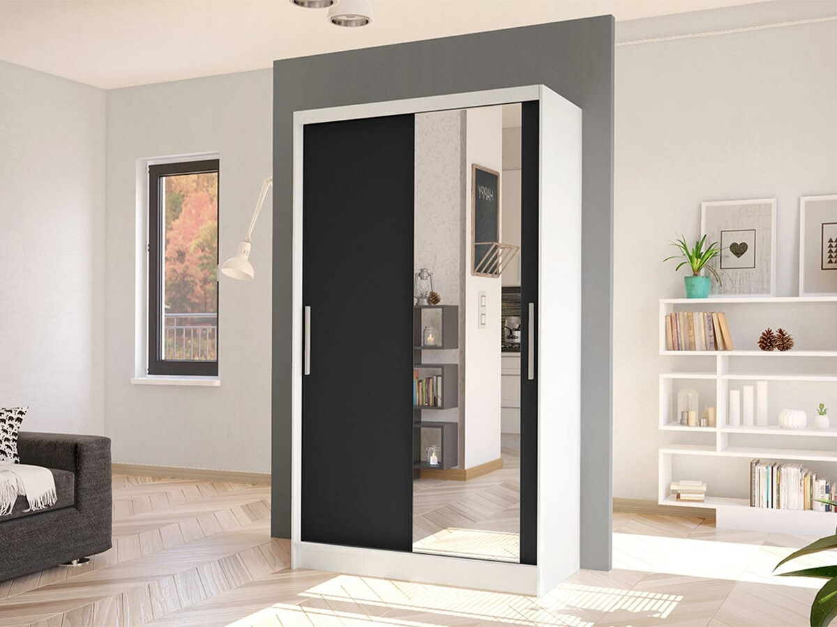 Armadio Closico Structor VI (Bianco + Nero)