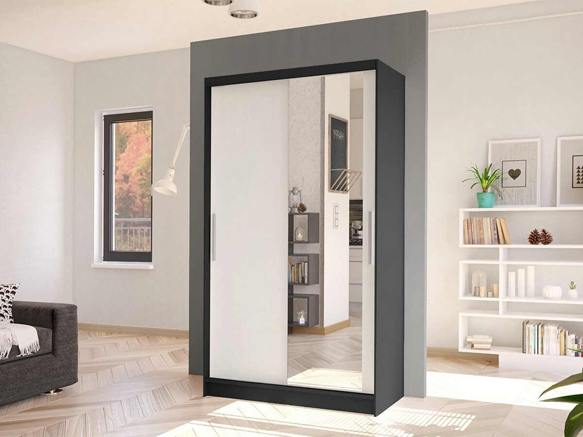 Armadio Closico Structor VI (Nero + Bianco)
